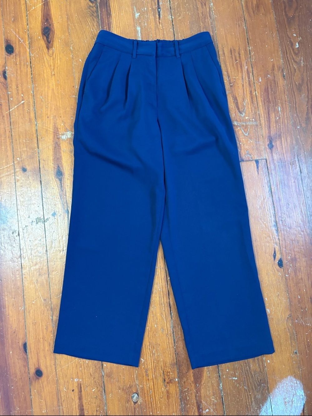 Quince Navy Pleated Dress Pants Trousers‎ size 10